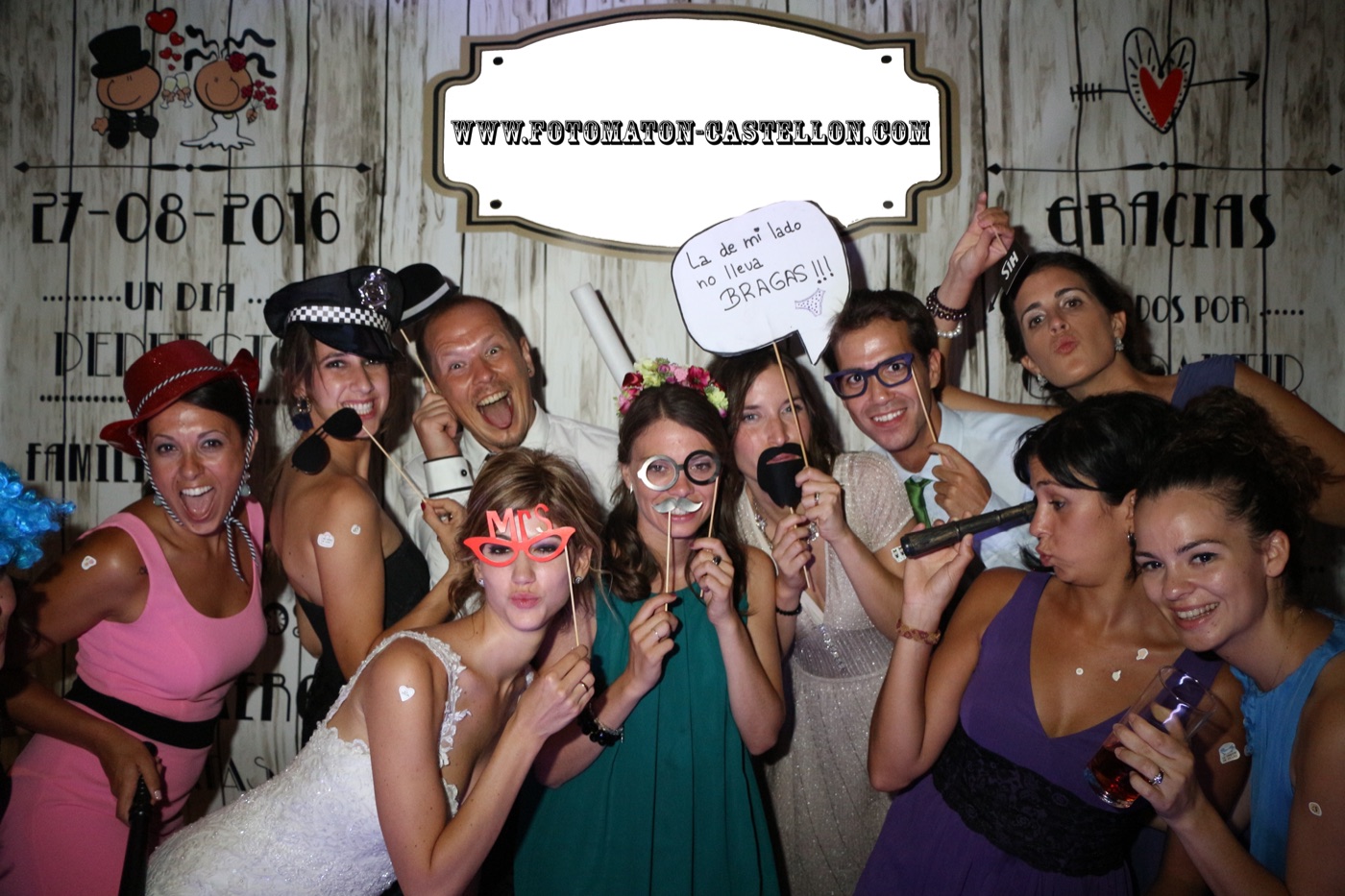 Alquiler fotomatón Castellón bodas y eventos